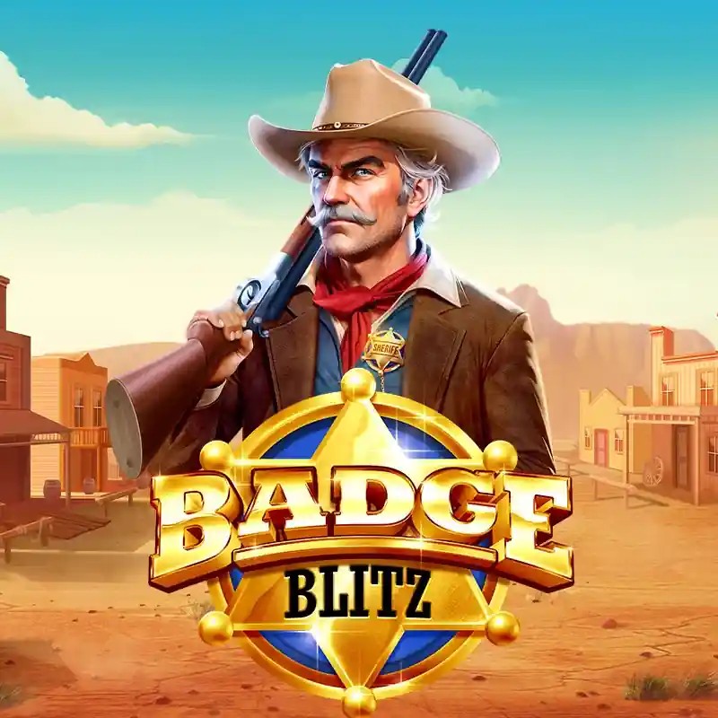 Badge Blitz slot visual from Pragmatic Play available on casinogransinoo.com