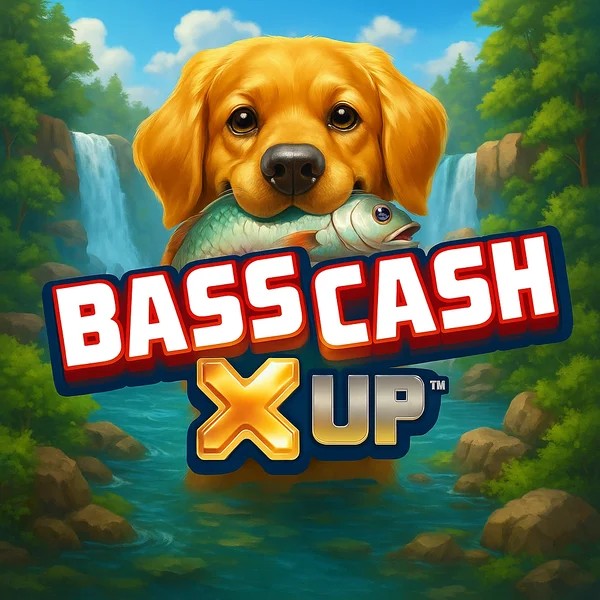 Bass Cash X UP game by Alchemy Gaming – logo hosted on Gransino Casino