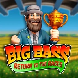 Big Bass Return to the Races online game logo by Pragmatic Play on casinogransinoo.com