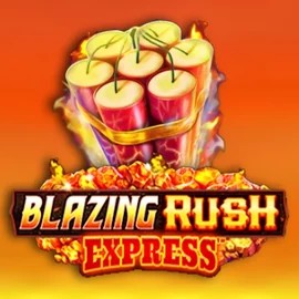 Blazing Rush Express online game logo by AreaVegas on casinogransinoo.com