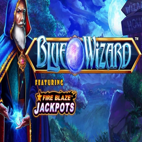 Blue Wizard Fire Blaze Jackpots – slot by Rarestone Gaming, featured at casinogransinoo.com