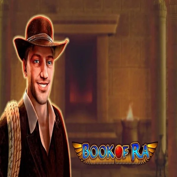 Slots logo of Book of Ra from Greentube at Gransino Casino