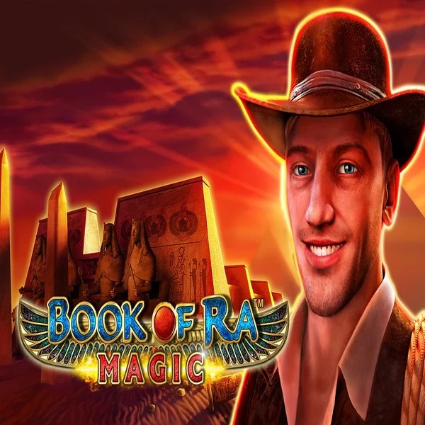 Official Slots logo: Book of Ra Magic by Greentube at Gransino Casino