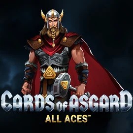 Cards of Asgard All Aces slot visual from Switch Studios available on casinogransinoo.com