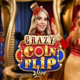 Enjoy Crazy Coin Flip by Evolution – logo hosted on casinogransinoo.com