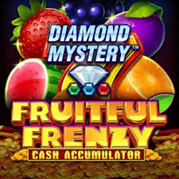 Official Slots logo: Diamond Mystery Fruitful Frenzy Cash Accumulator by Greentube at Gransino Casino