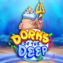 Dorks of the Deep slot logo by Hacksaw Gaming at Gransino Casino