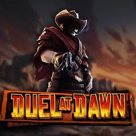 Duel At Dawn online game logo by Hacksaw Gaming on casinogransinoo.com