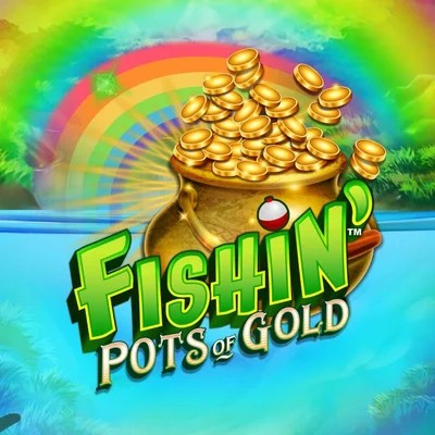 Fishin Pots Of Gold logo – Slots by Gameburger Studios at Gransino Casino