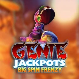 Genie Jackpots: Big Spin Frenzy online game logo by Blueprint Gaming on casinogransinoo.com