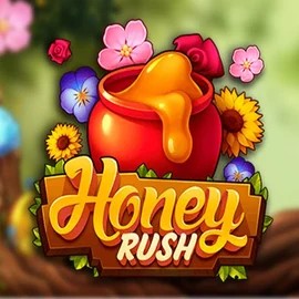 Honey Rush online game logo by Play'n GO on casinogransinoo.com