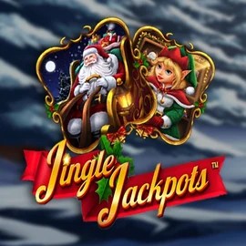 Jingle Jackpots slot logo by Dragon Gaming at Gransino Casino