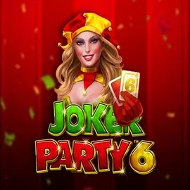 Joker Party 6 slot visual from Greentube available on casinogransinoo.com