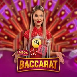 Mega Baccarat logo – Live Casino by Pragmatic Play at Gransino Casino