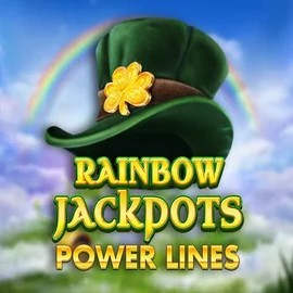 Rainbow Jackpots Power Lines slot visual from Red Tiger Gaming available on casinogransinoo.com