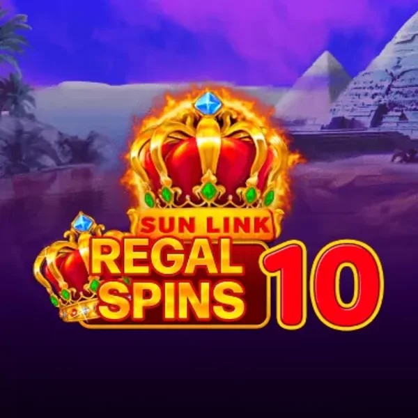 Regal Spins 10 slot logo by PatePlay at Gransino Casino