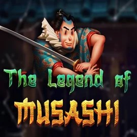 The Legend of Musashi online game logo by Peter & Sons on casinogransinoo.com