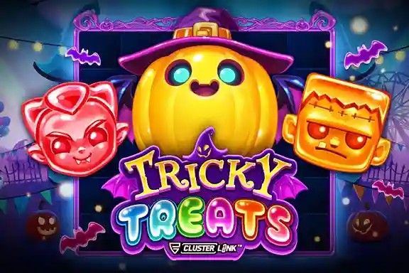 Tricky Treats logo – Slots by Push Gaming at Gransino Casino